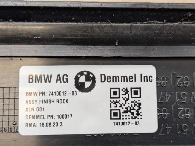 18-24 OEM BMW G01 G02 X3 X4 X Line Front Left Right Door Cover Trim Sills PAIR
