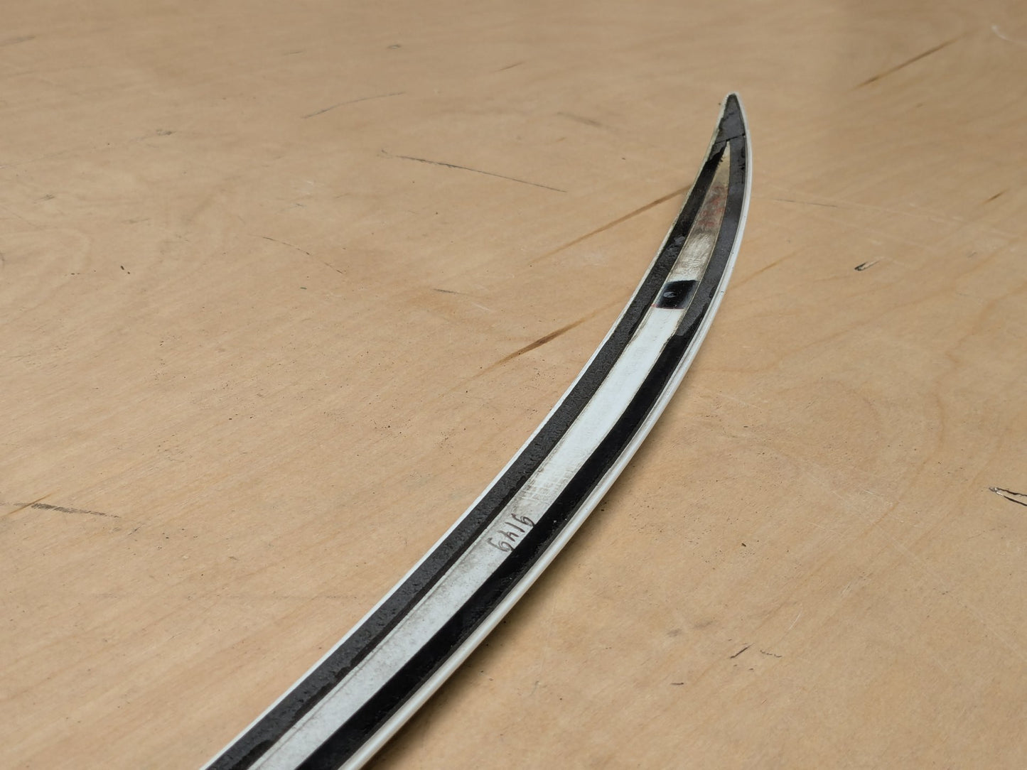 Mercedes W205 Rear Spoiler AMG Boot Trunk Trim Panel Obsidian 149 Polar white