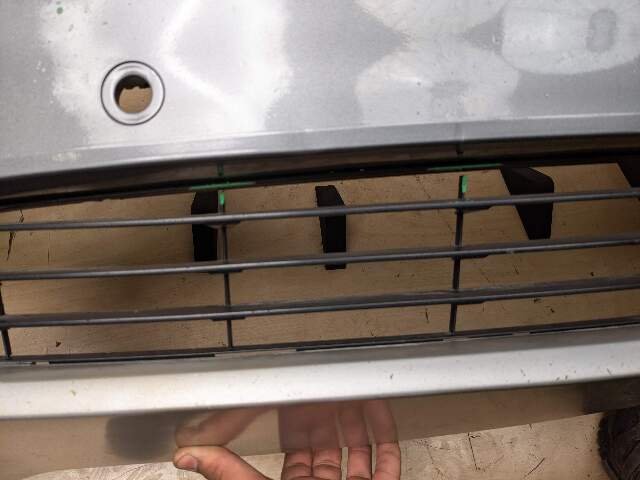 14-18 OEM BMW F15 X5 BASE Front Bumper Cover w/ Upper Grilles Gray A52