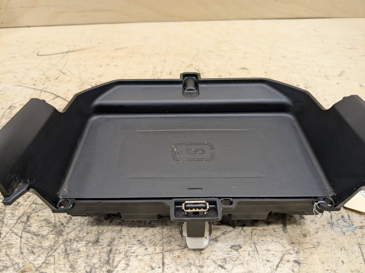 17-23 OEM BMW G30 540I Center Console Cup Holder Wireless Phone Device Charger
