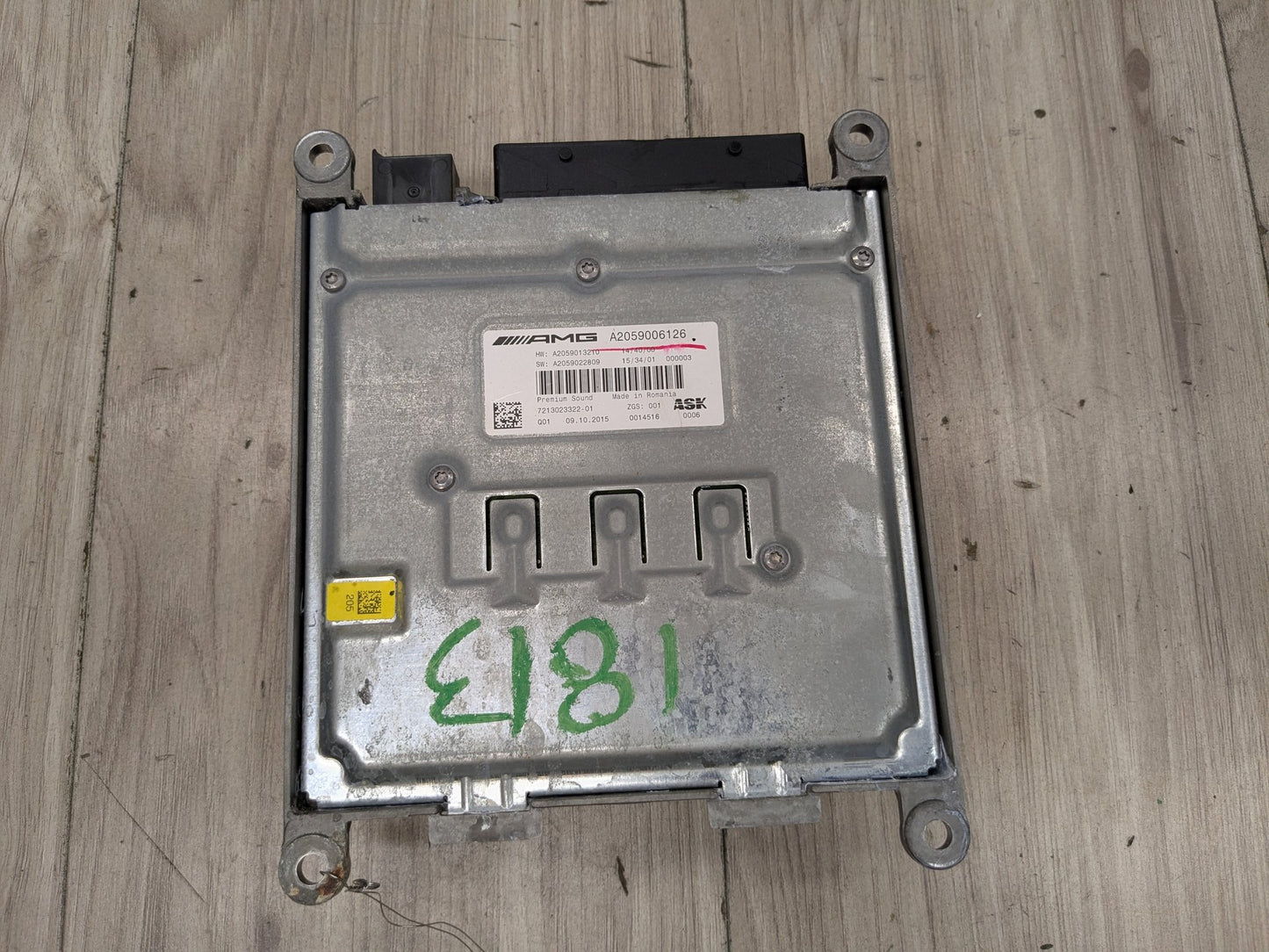 2015-2021 Mercedes-Benz C43 W205 Stereo Audio Amp Amplifier A2059013210