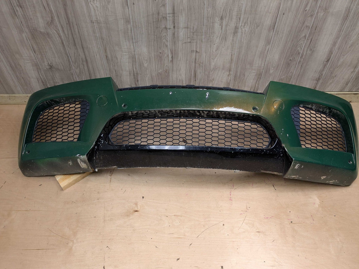 *09-14 OEM BMW E70 E71 X5M X6M Front Bumper Cover Panel w/ Grilles Green ALPINWEISS III (300)
