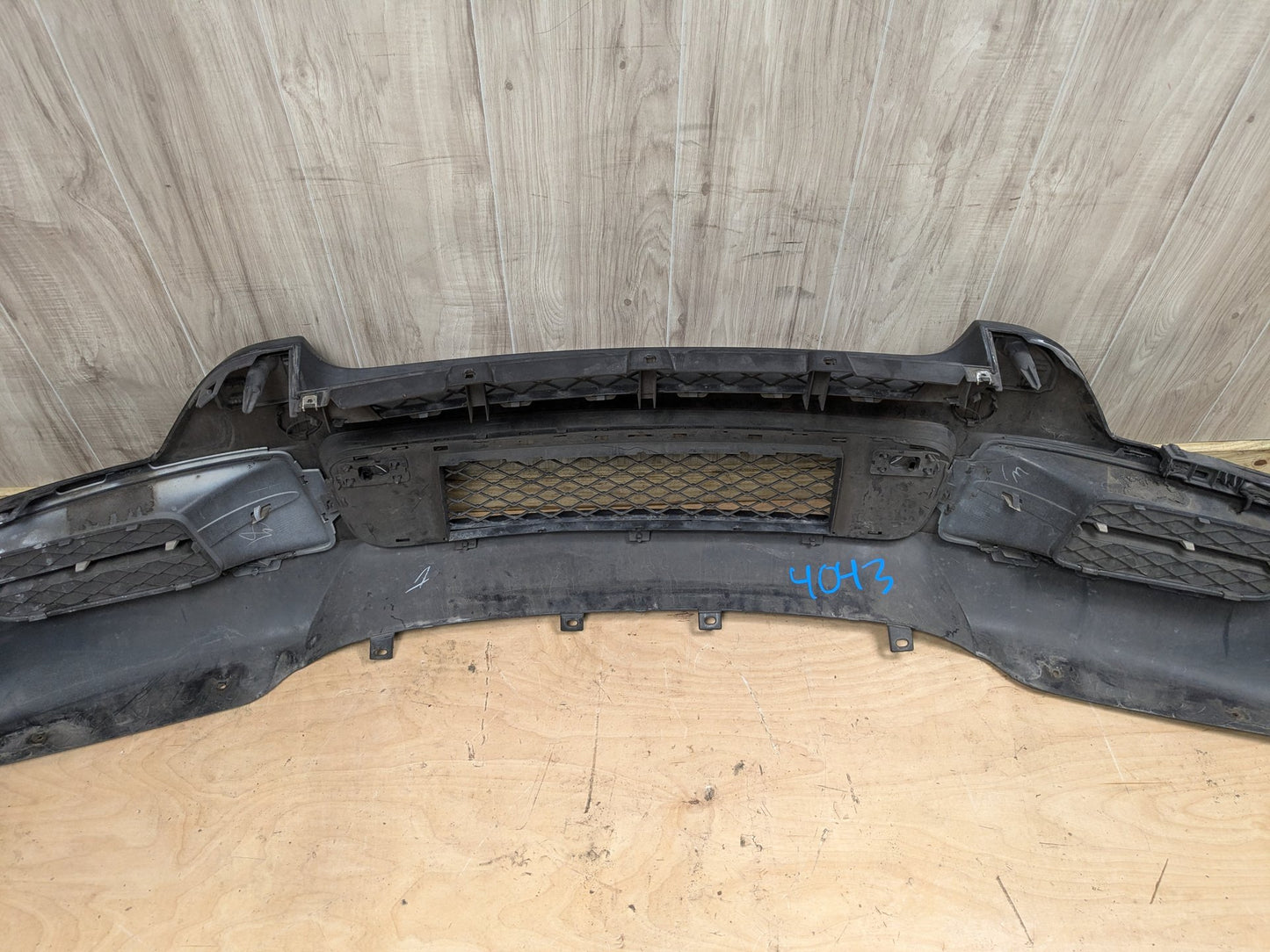 *07-10 OEM BMW E70 X5 Front Bumper Cover Panel w/ Grilles Black ALPINWEISS III (300)