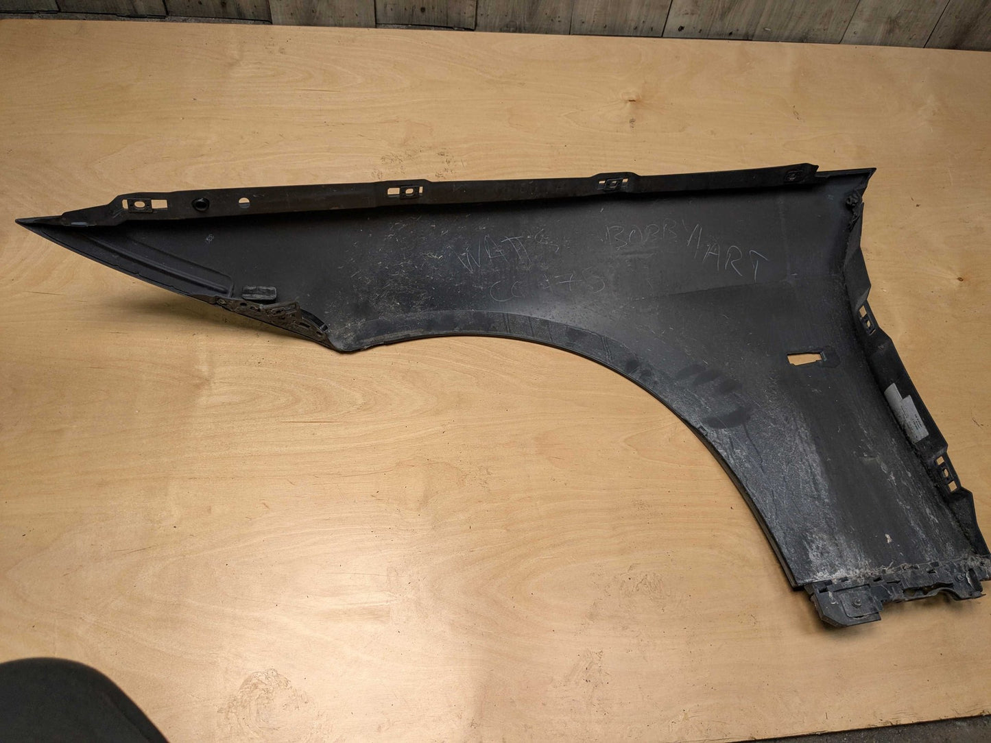 *07-13 OEM BMW E92 E93 328 335 Right Passenger Side Fender Panel Black 475 BLACK SAPPHIRE METALLIC (475)