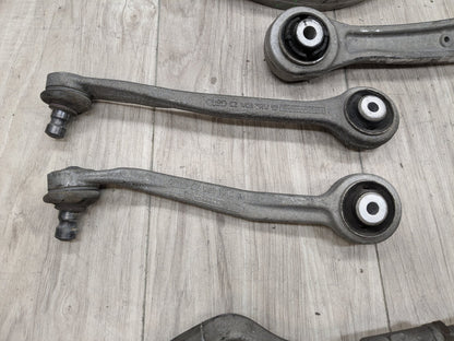 13-17 OEM AUDI A5 S5 Front Right Passenger Upper Lower Control Arm w Tie Rod SET