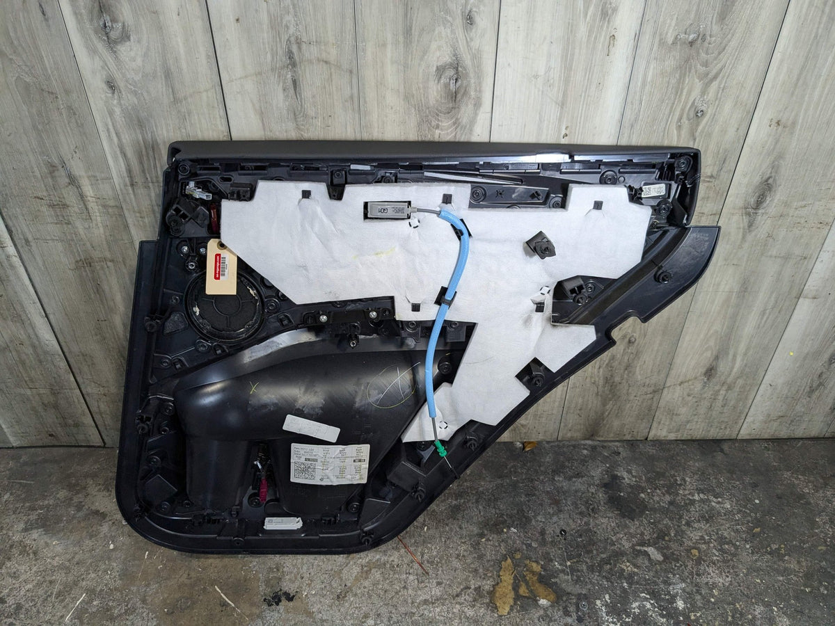 2019 BMW X3 G01 Rear Left Driver Interior Door Panel Card 6844752 OEM BMW G01 X3 REAR Left Driver SIde Interior Door Panel Card Trim Cover Black OEM