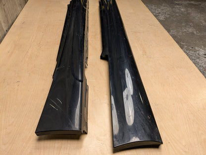 OEM BMW E82 E88 128 135 M SPORT Left Right Side Skirt Rocker Panel Black 668