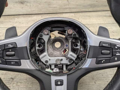 *OEM BMW G05 G07 G12 G16 G30 M SPORT Leather Steering Wheel w/ Shifters HEATED