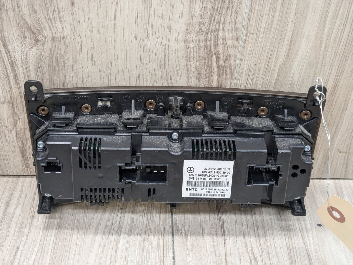 OEM Mercedes W207 W212 E350 E550 A/C Climate Heater Control Radio Media Switch