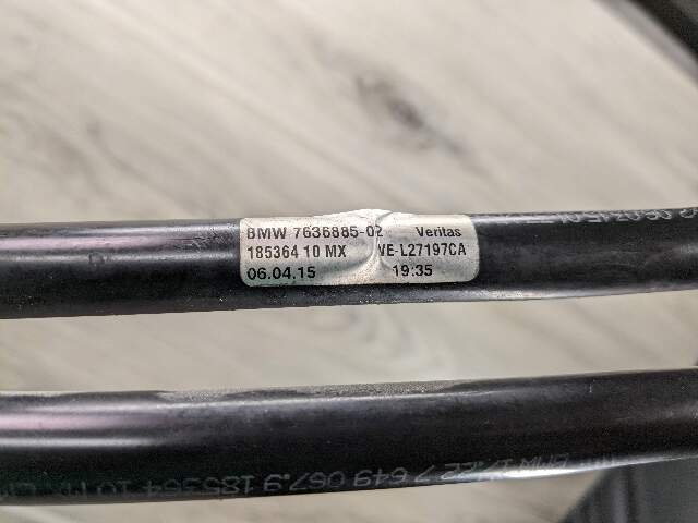 14-19 OEM BMW F15 F16 X5 X6 Transmission Oil Cooler Inlet Outlet Hose Line N55