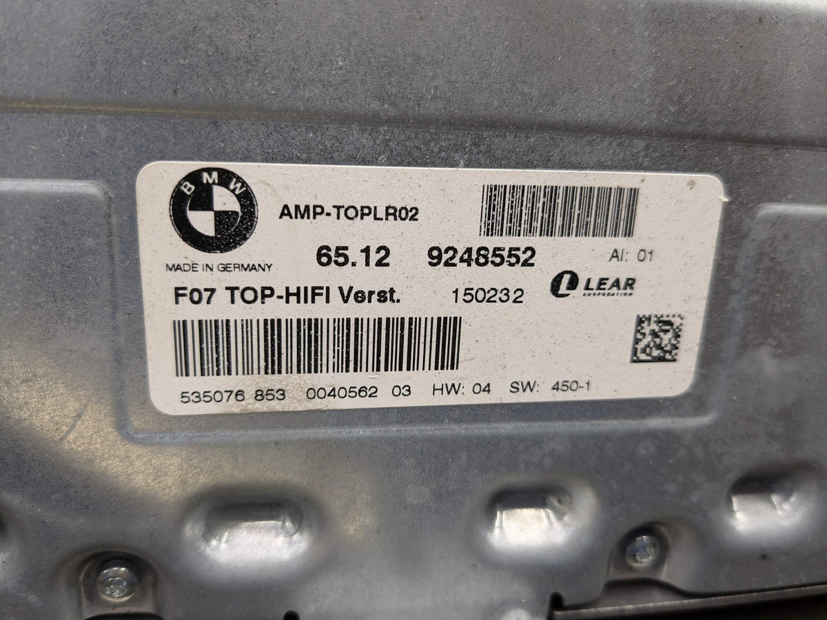 OEM BMW F01 F02 F07 F25 PRE LCI Top-Hifi M Stereo Sound Audio Amplifier AMP LEAR