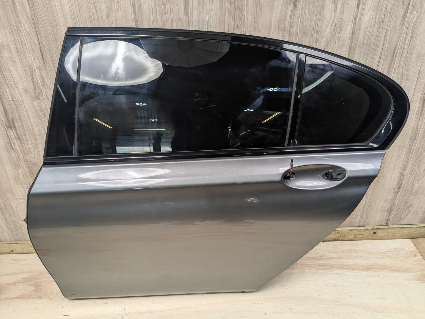 16-22 OEM BMW G11 G12 740 750 M760 Rear Left Driver Door Shell Panel Gray C26 MAGELLANGRAU METALLIC (C26)