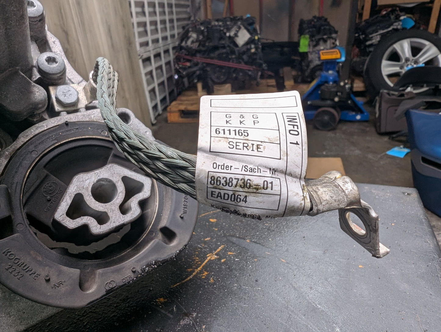 2018 BMW M550i N63B44O2 Transmission Transfer Case 87202k 8485036