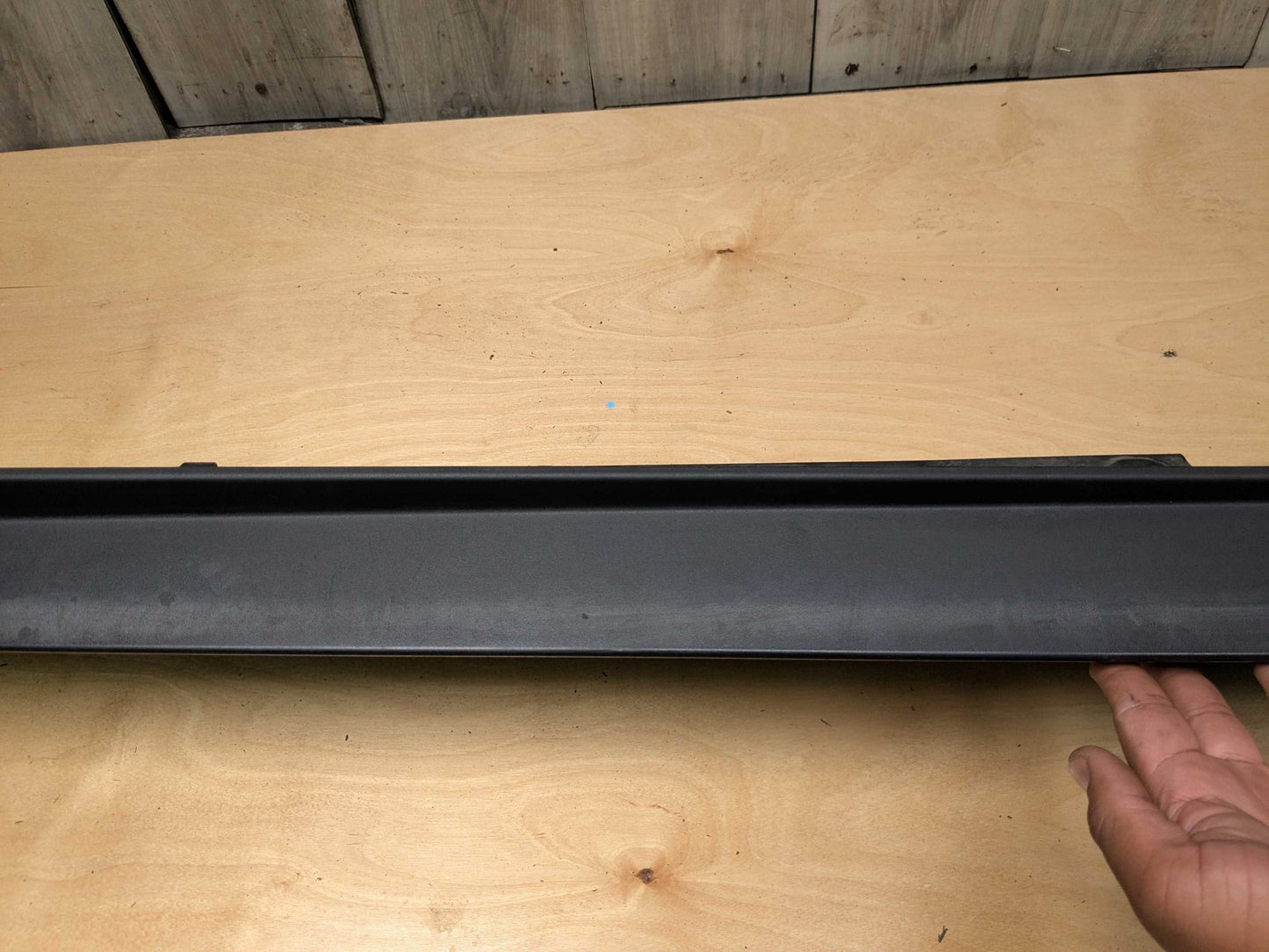 *14-18 OEM BMW F15 X5 Left Driver Side Skirt Rocker Panel Molding w/ Bracket