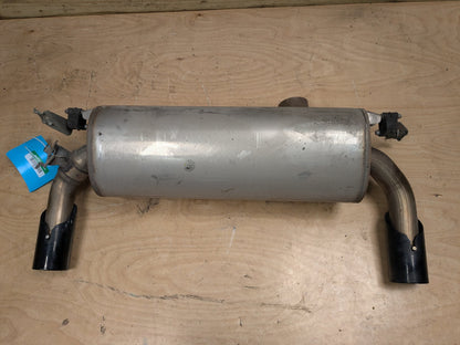 14-17 OEM BMW F22 F23 M235 Engine N55 Dual Exhaust Pipe Muffler w Black Tips