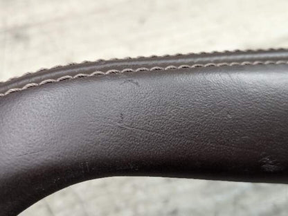17-20 OEM BMW G30  Interior Front Rear Left Right Door Pull Trim Armrests Brown Leather SET