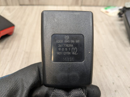 OEM Mercedes W205 Rear Left Right Center Seat Belt Buckle