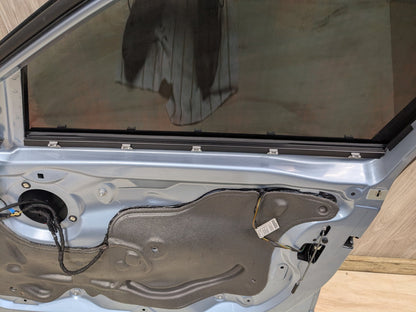 OEM BMW F30 F80 328 330 335 340 M3 Front Right Passenger Door Shell Panel Blue LIQUID BLUE METALLIC (B40)