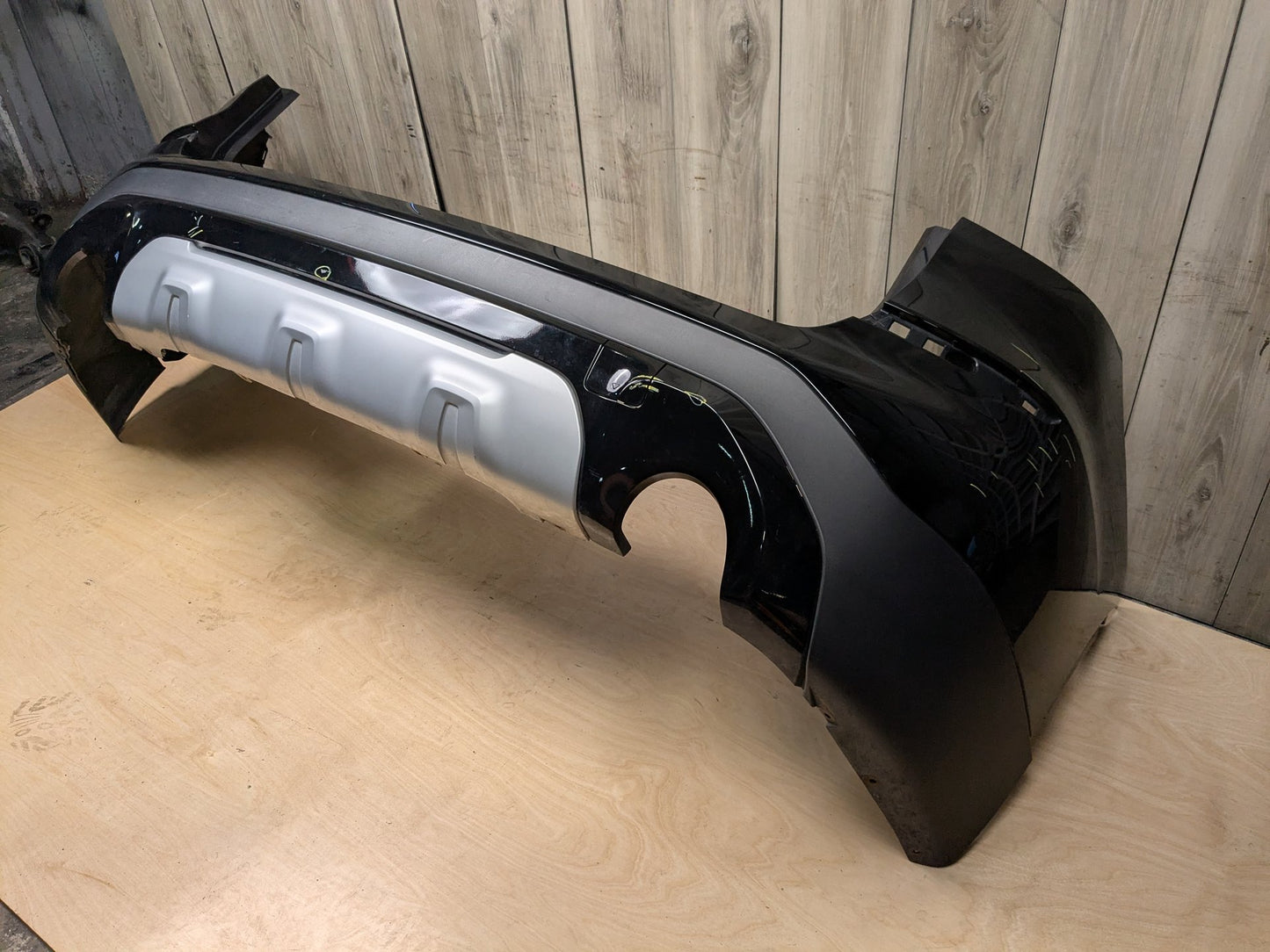 18-21 OEM BMW G01 X3 30i 30iX X LINE Rear Bumper Cover Panel w/ Diffuser Black SCHWARZ II (668)