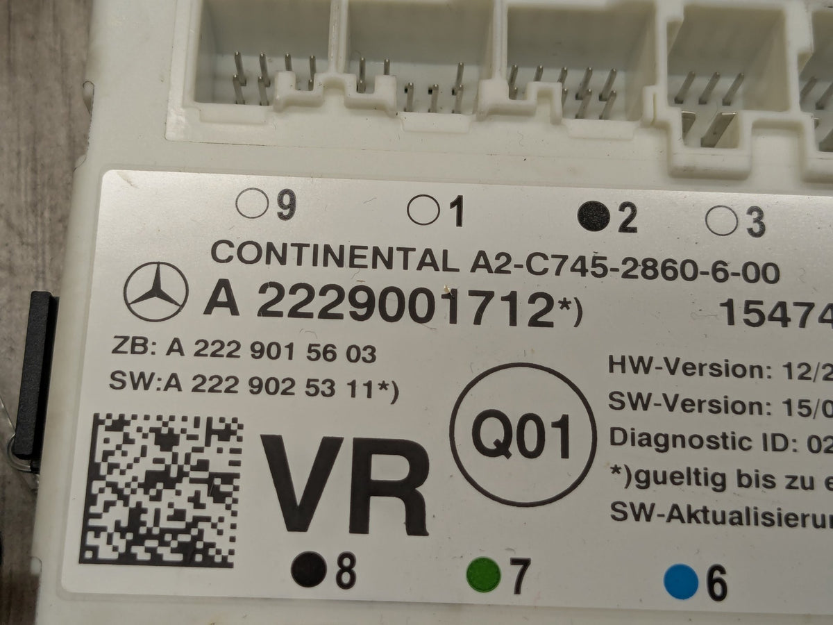 OEM Mercedes W205 C300 Front Right Passenger Door Control Module
