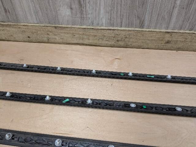 OEM BMW G12 740 750 M760 Lower Left Right Side Door Molding Strip Trim SET Black
