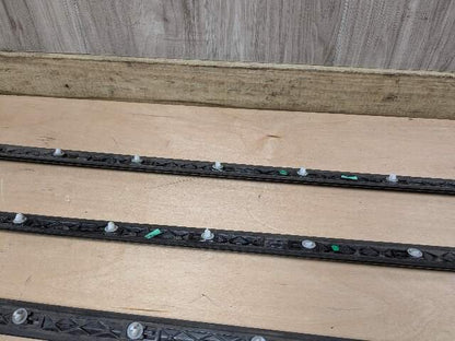 OEM BMW G12 740 750 M760 Lower Left Right Side Door Molding Strip Trim SET Black