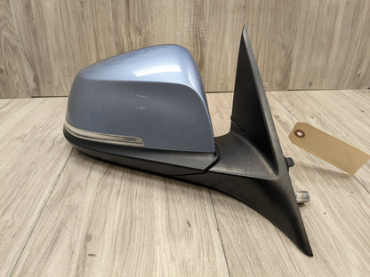 2014 BMW 320i F30 Front Right Passenger Side Mirror Assembly 7345674 OEM BMW F30 328 330 335 340 Right Passenger Auto Dip Heated Side Mirror Blue B40
