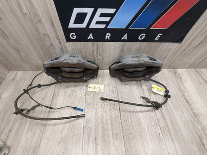 16-22 OEM BMW G11 G12 Front Left Right Driver Passenger Brake Caliper Gray SET