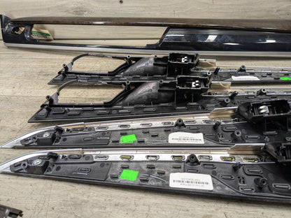 2014 BMW X5 F15 - Front Rear Left Right Interior Trim SET PN: 7292182