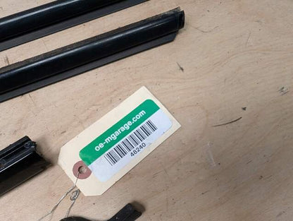 OEM BMW E88 135 Front Rear Door Exterior Trim Molding High Gloss Black SET of 7