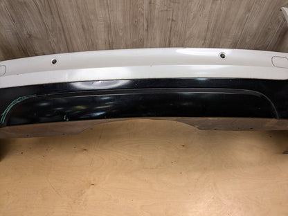 *14-18 OEM BMW F15 X5 Rear Bumper Cover PDC Holes w/ Diffuser N55 N57 White A96 MINERALWEISS METALLIC (A96)