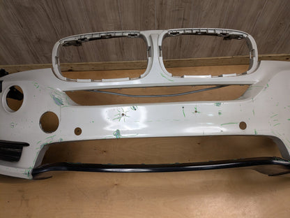 *14-18 OEM BMW F15 X5 Front Bumper Cover Panel White A96 MINERALWEISS METALLIC (A96)