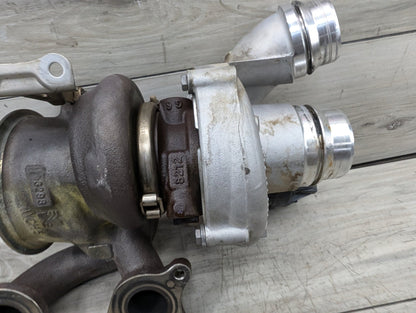 19-23 OEM BMW G05 G06 G07 G12 G16 G30 Turbo Charger 2 PORT w/ Manifold B58 45k