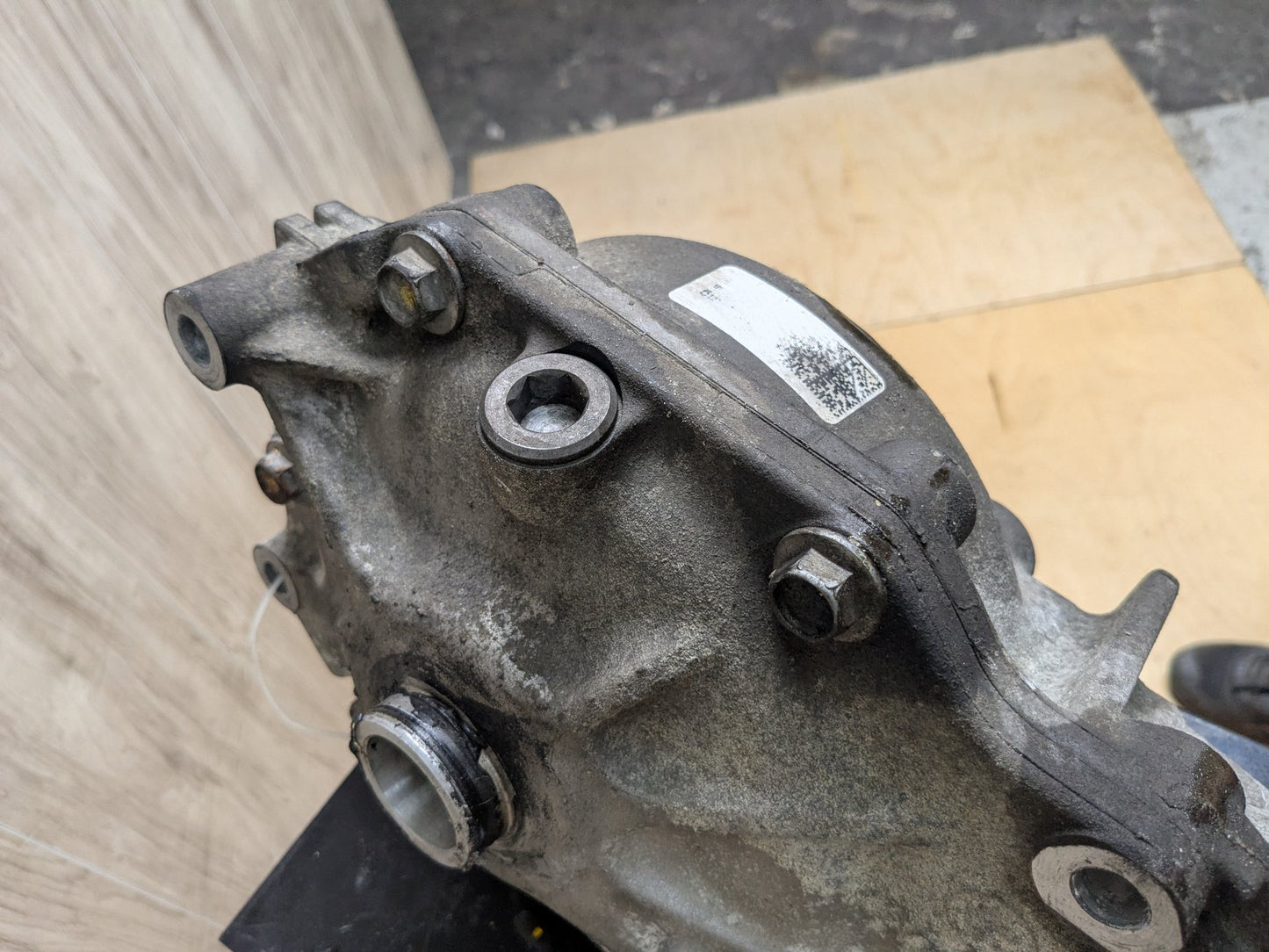 2009 BMW X5 E70 Front Axle Carrier Differential 7603004 07-10 OEM BMW E70 X5 xDrive30i N52 Front Differential Axle Carrier Ratio 4.44
