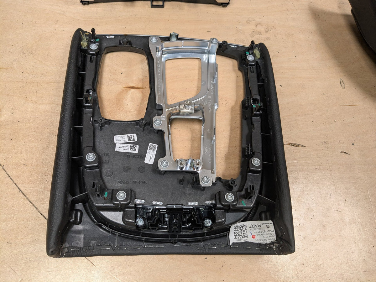 20-22 OEM BMW G12 750 Dash Doors Air Vent Wood Metal Effect Interior Trim SET