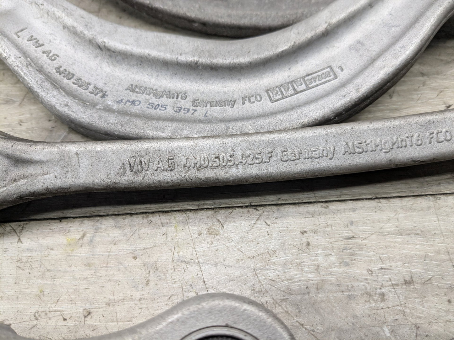 18-24 OEM AUDI Q5 SQ5 Rear Left Driver Upper Lower Control Arm SET