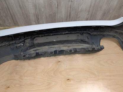 *11-17 OEM BMW F25 X3 28i 28iX 35iX Rear Bumper Cover w/ Diffuser White 300 ALPINWEISS III (300)