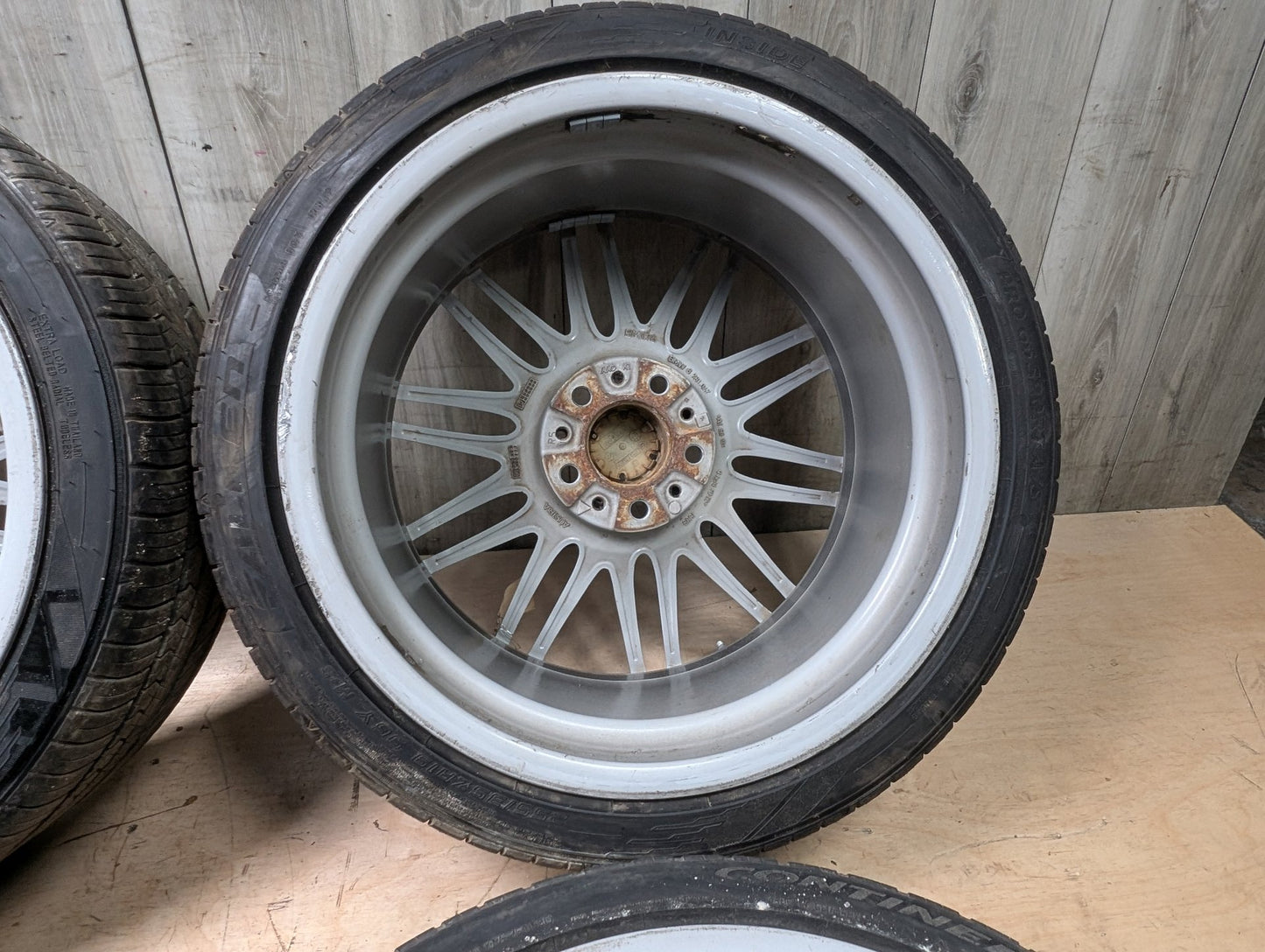 *OEM BMW E90 E91 E92 E93 Wheels Rims Front 19x8 ET37 Rear 19x9 ET39 LA Wheel Double Spoke 269 SET