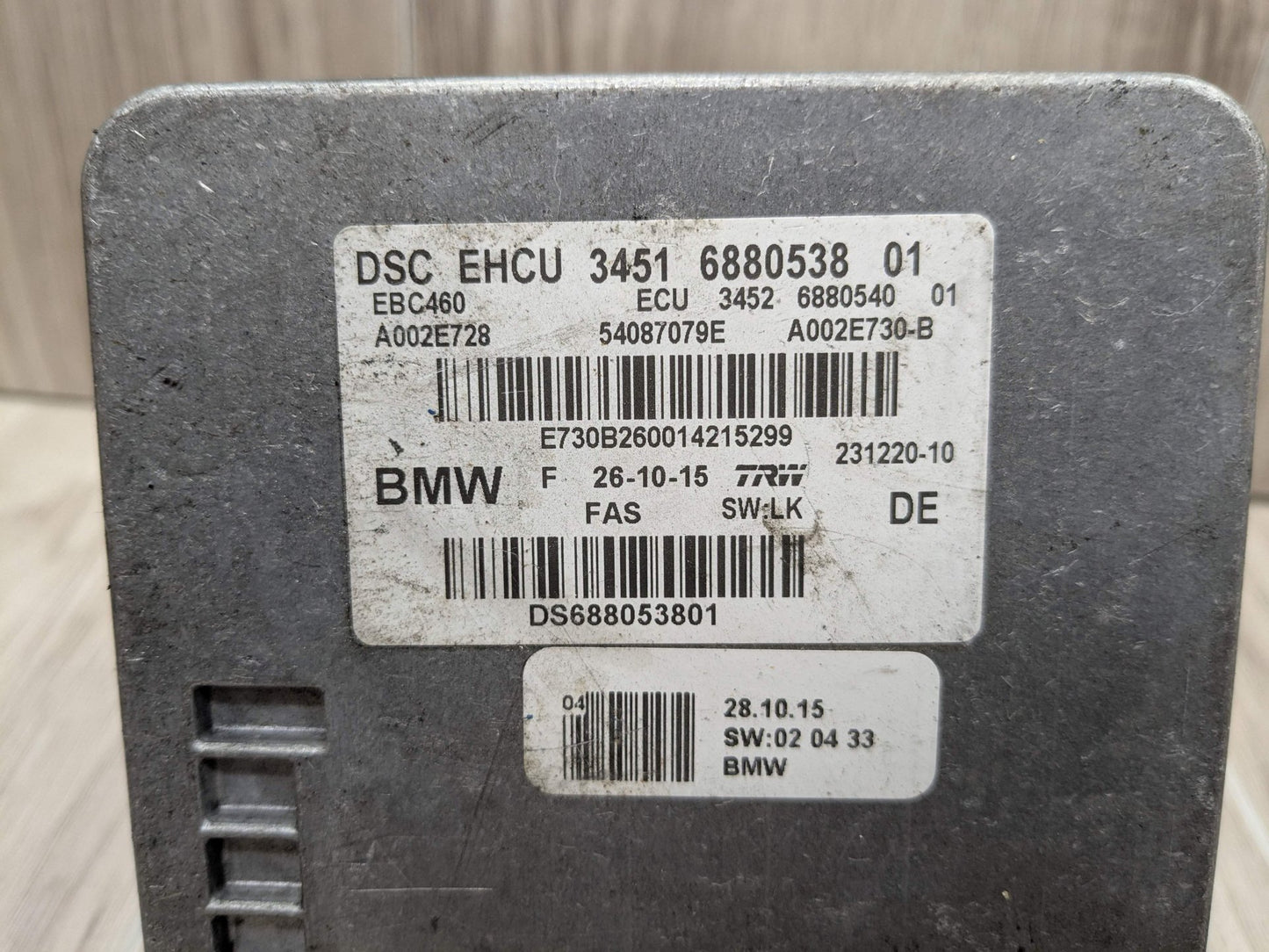 2016 BMW 750i G12 ABS Pump Module 6899026 16-19 OEM BMW G01 G12 G30 ABS Brake Pump Anti Lock DSC Dynamic Stability Control