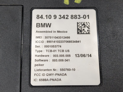 10-17 OEM BMW F10 F15 F30 F32 F80 F82 M3 M4 TCM Telematics Control Unit Module