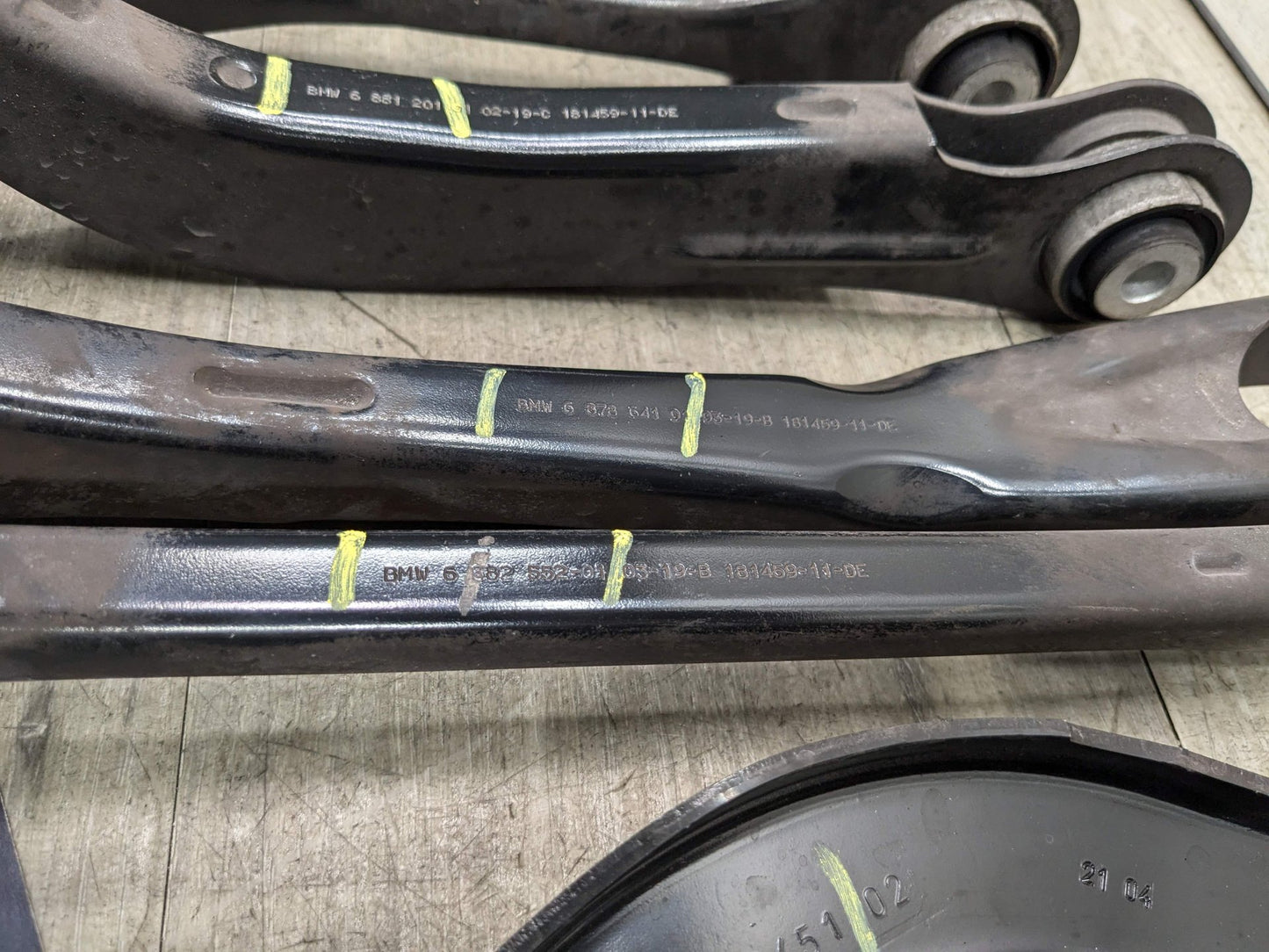 19-24 OEM BMW G29 Z4 30 M40 REAR Left Driver Side Upper Lower Control Arm SET