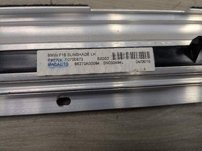 15-19 OEM BMW F16 F86 X6 REAR LEFT Driver Side Door Window Roller Sunshade Blind