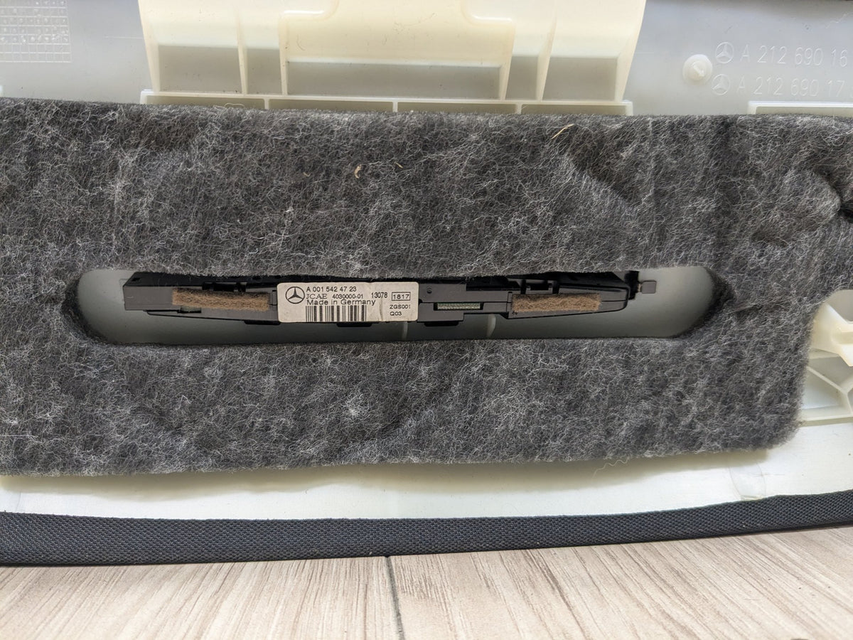 OEM Mercedes W212 E350 E550 Rear PDC Parktronic Sensor Display w/ Roof Trim