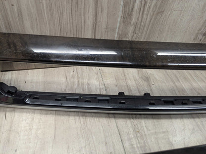 14-18 OEM BMW F15 X5 Dash Door Panel Wood Interior Trim Cover SET