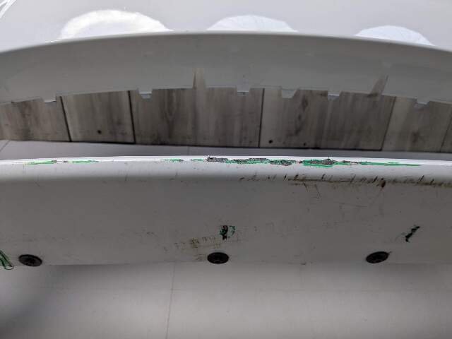 NOTE* 15-20 OEM BMW F87 M2 Front Bumper Cover Trim w/O PDC Holes White 300