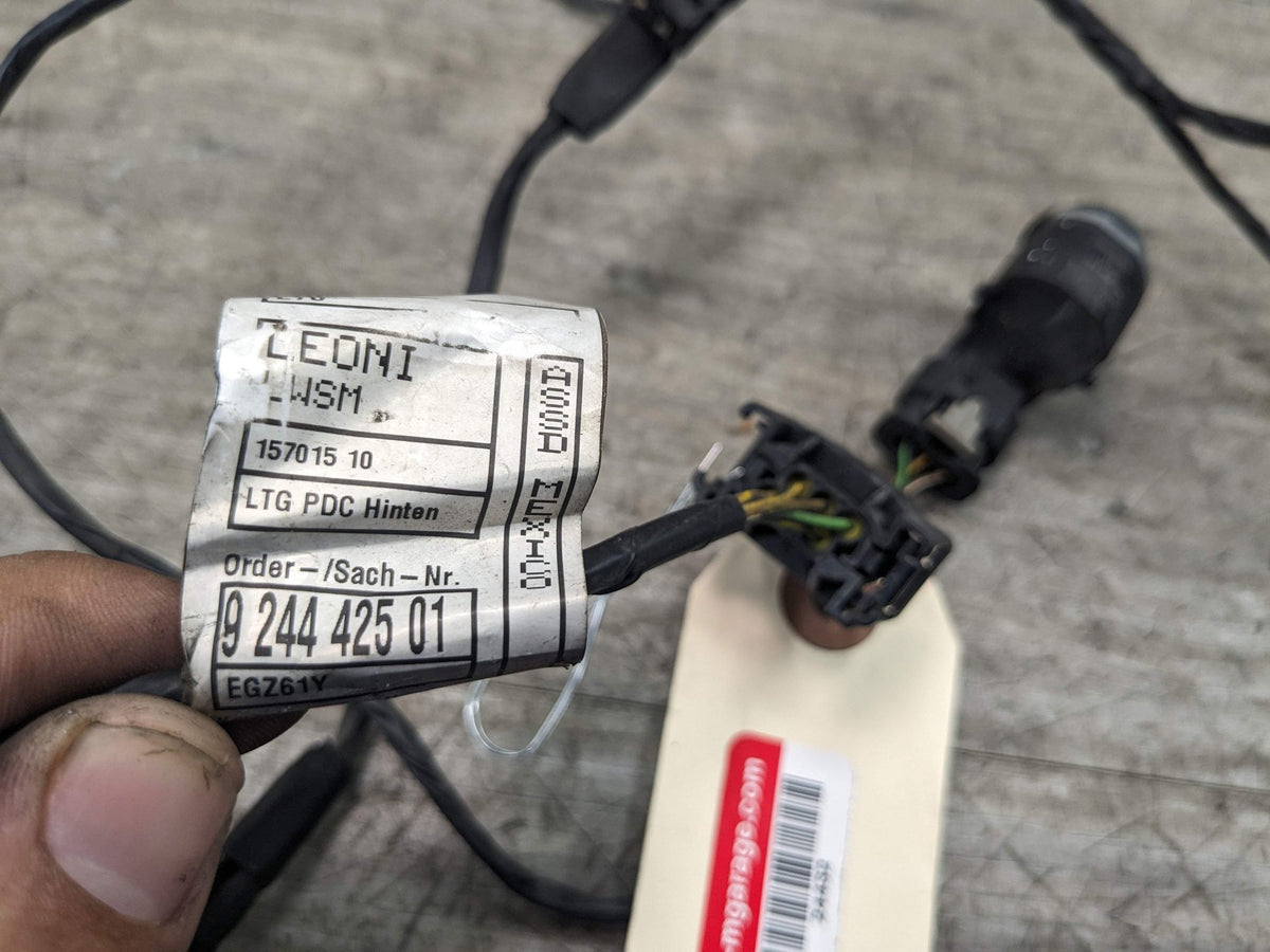 OEM BMW E70 X5 LCI Rear Parking Distance Sonic Sensors PDC Wire Harness Brown*