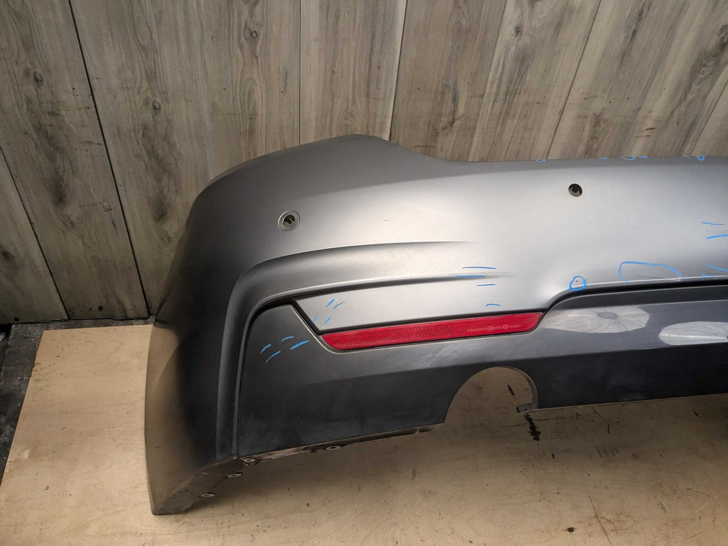 14-20 OEM BMW F36 428 430 435 440 M SPORT Rear Bumper Cover Panel Gray 490 SONDERLACKIERUNG (490)