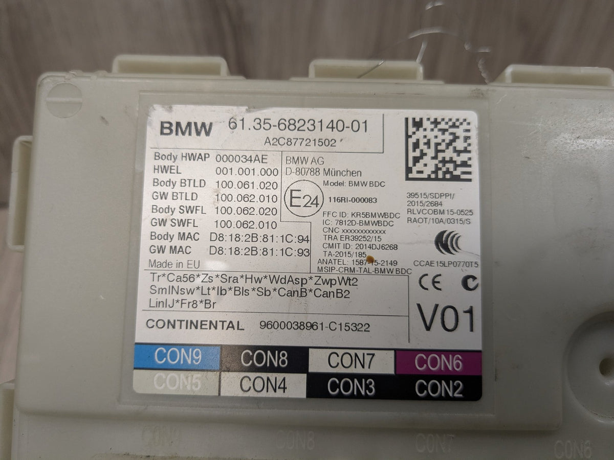OEM BMW F90 F97 G01 G12 G30 BDC Body Domain Control Control Module Unit w/ Key