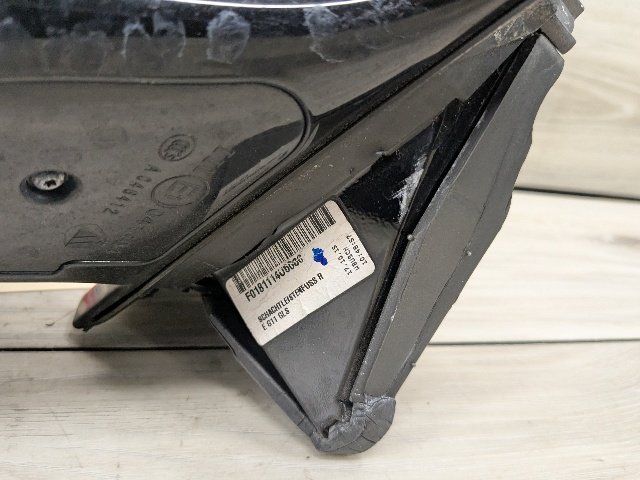 16-22 OEM BMW G11 G12 Right Passenger Side Mirror Camera SHADOW GLOSS Assembly