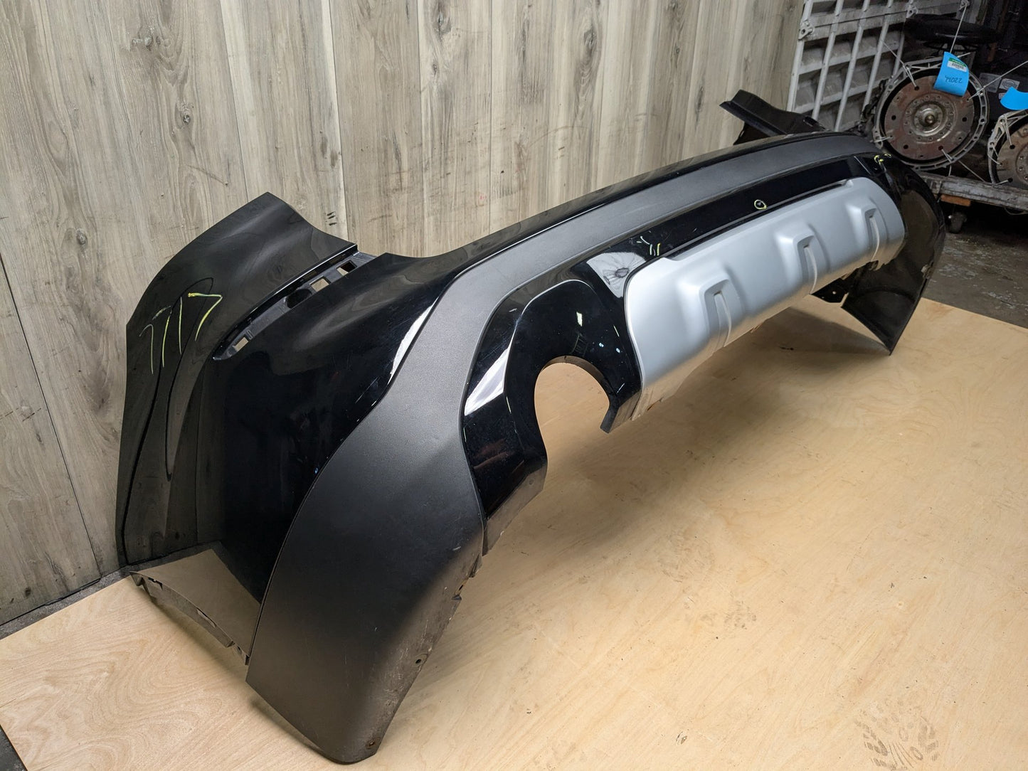 18-21 OEM BMW G01 X3 30i 30iX X LINE Rear Bumper Cover Panel w/ Diffuser Black SCHWARZ II (668)